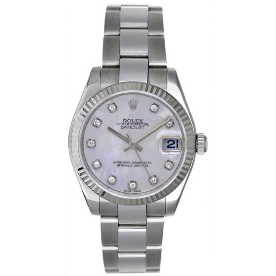 Rolex Datejust Midsize Steel Watch 178274