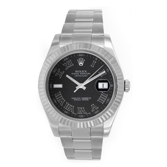 Rolex Datejust II Men's 41mm Stainless Steel Watch 116334