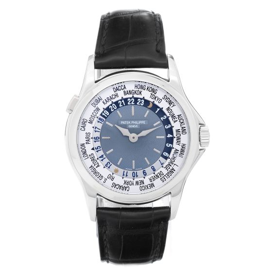 Patek Philippe World Time Complicated Platinum Watch 5110P