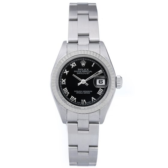 Rolex Ladies Datejust Stainless Steel Watch 79174