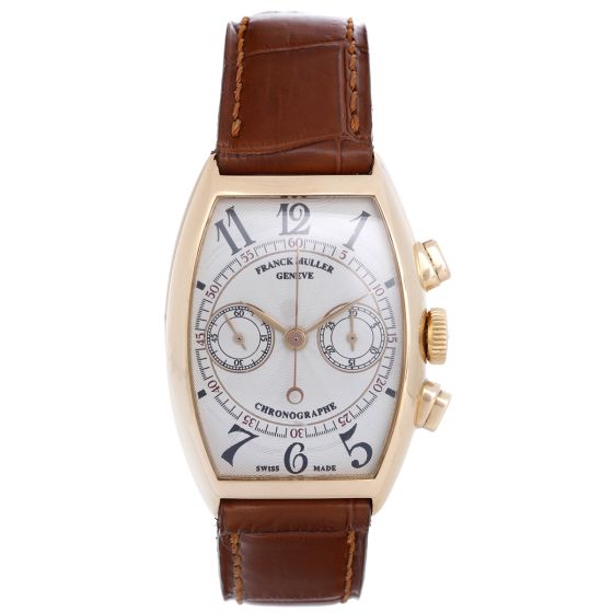 Franck Muller Chronograph 18k Rose Gold Watch 5850 CC 