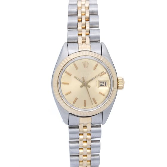 Ladies Rolex Date 2-Tone Watch 6917