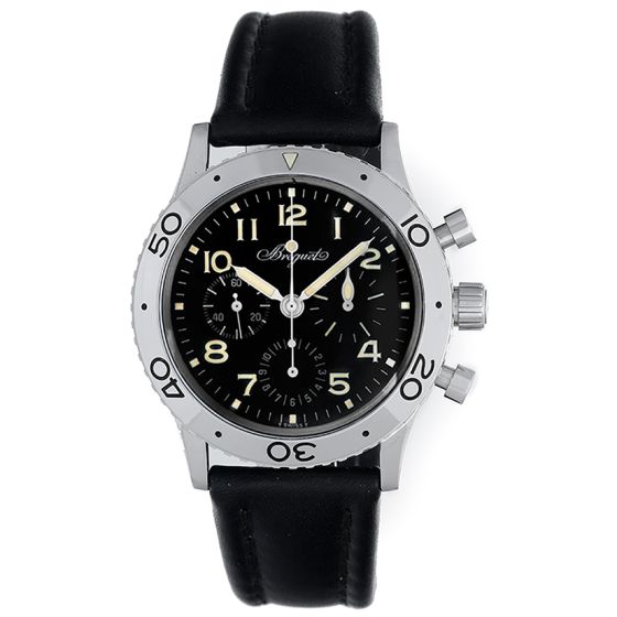 Breguet Type XX Aeronavale Men's Platinum Chronograph Watch Ref. 3800 