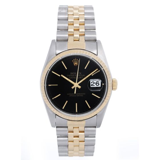 Rolex Datejust Steel & Gold Men's 2-Tone Watch 16233