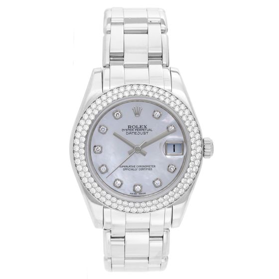 Rolex Midsize Masterpiece/Pearlmaster Diamond Watch 81339