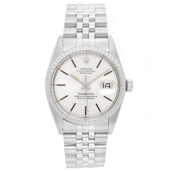 Rolex X Tiffany & Co.  Datejust Men's Steel Watch 16030
