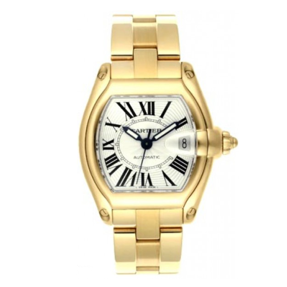 Cartier Roadster 18k Yellow Gold W62005V1 or CRW62005V1