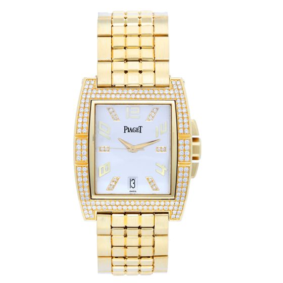 Piaget 18K Yellow Gold and Diamond Set Watch