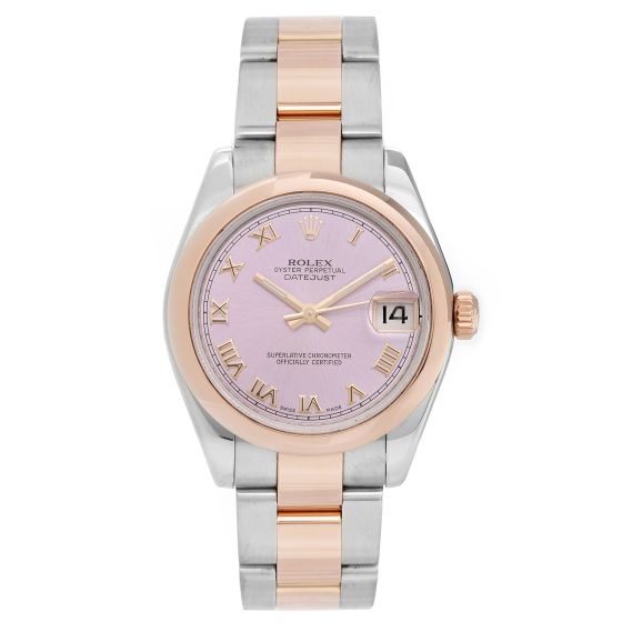 Rolex Ladies Datejust Steel & Rose Gold  Watch 178241