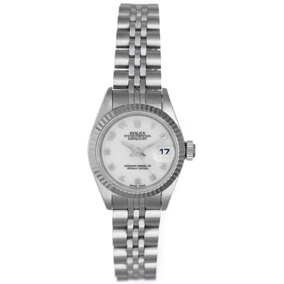 Rolex Ladies Datejust Stainless Steel Watch 69174