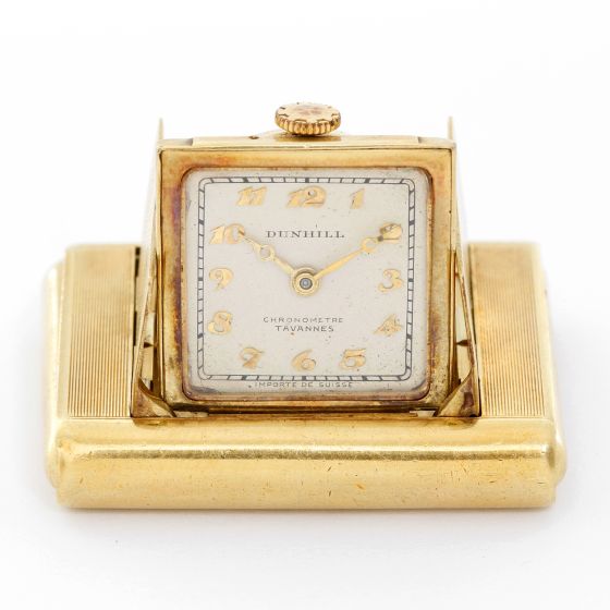 Vintage Art Deco Dunhill Yellow Gold Purse Watch