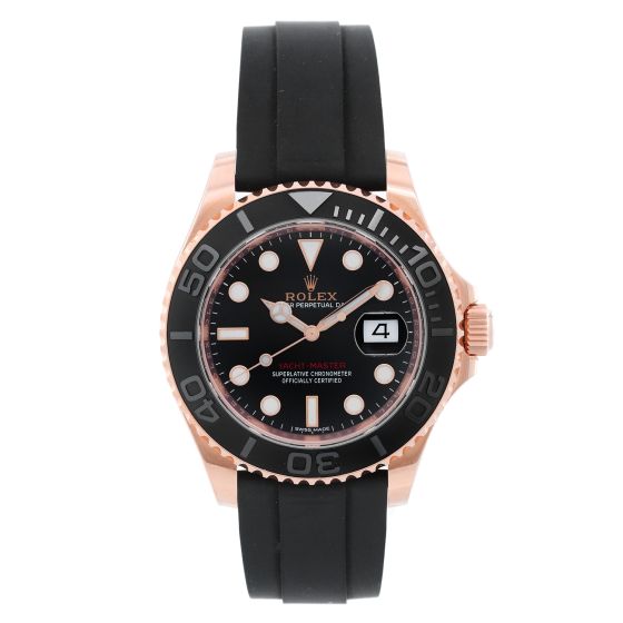 Rolex Yacht - Master 18k Eve Rose Gold Men's Watch 116655