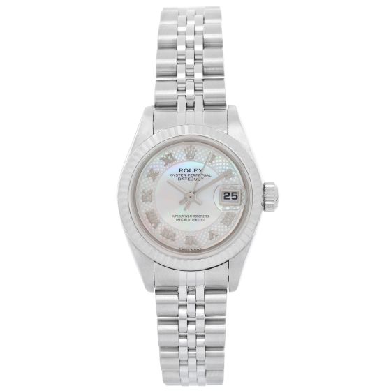 Rolex Ladies Date Stainless Steel Watch 79174