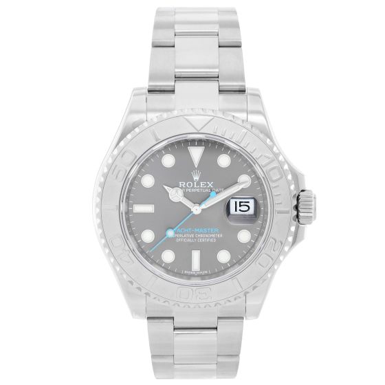 Rolex Dark Rhodium Yacht - Master Men's Stainless Steel Watch 116622