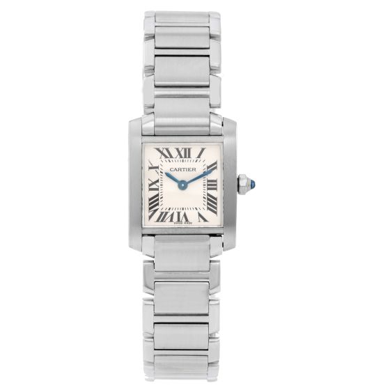 Cartier Tank Francaise Ladies Steel Watch W51008Q3
