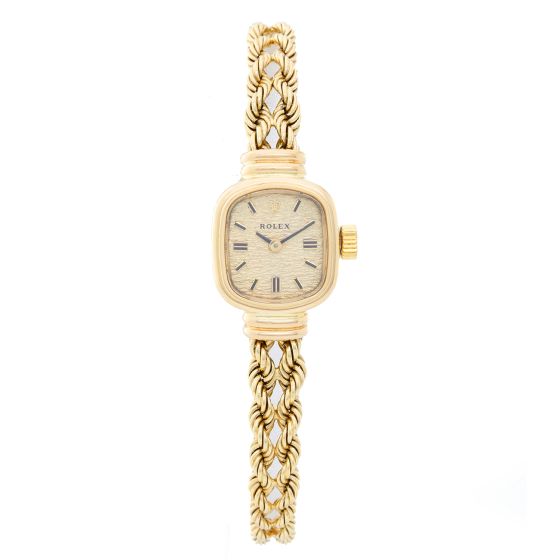 Rolex Ladies 14K Yellow Gold Classique Watch
