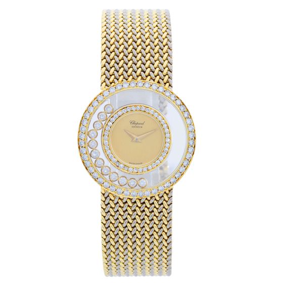 Chopard Happy Diamonds 18K Gold Ladies Watch