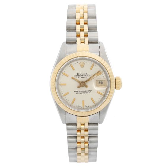 Ladies Rolex Datejust 2-Tone Steel & Gold Used Watch 69173