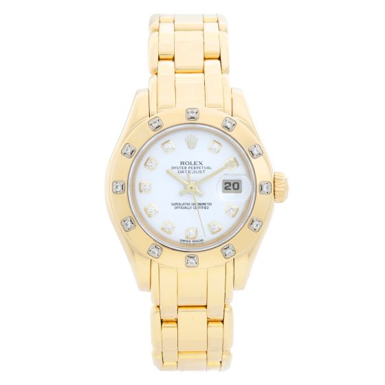 Ladies Rolex Masterpiece/Pearlmaster Watch 69318