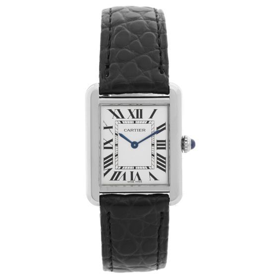 Cartier Tank Solo Stainless Steel Ladies Watch W1018255 2716