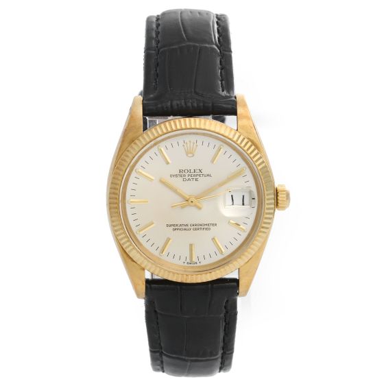 Rolex Date Men's 14k Yellow Gold Watch 1503