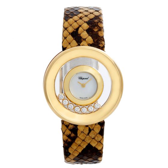 Chopard Happy Diamonds 18K Yellow Gold Ladies Watch 20/6923