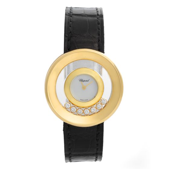 Chopard Happy Diamonds 18K Yellow Gold Ladies Watch 20/6923