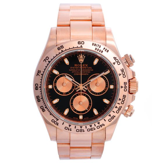 Rolex Cosmograph Daytona Men's Rose Gold Watch 116505