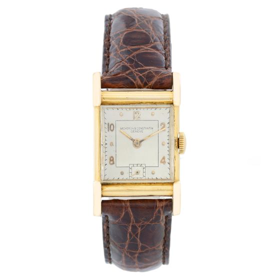 Vintage Vacheron Constantin 18k Gold Art Deco Men's Watch