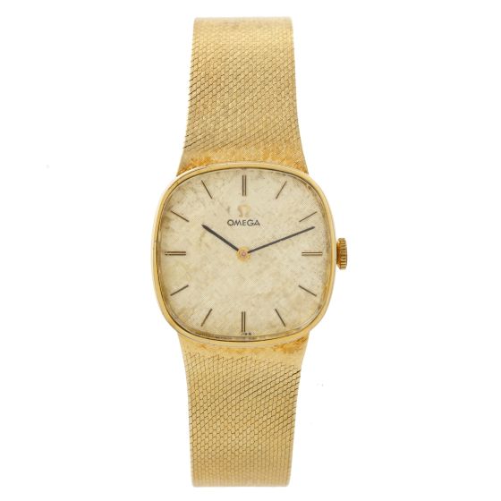 Vintage Omega 14k Yellow Gold Men's  Dress Watch
