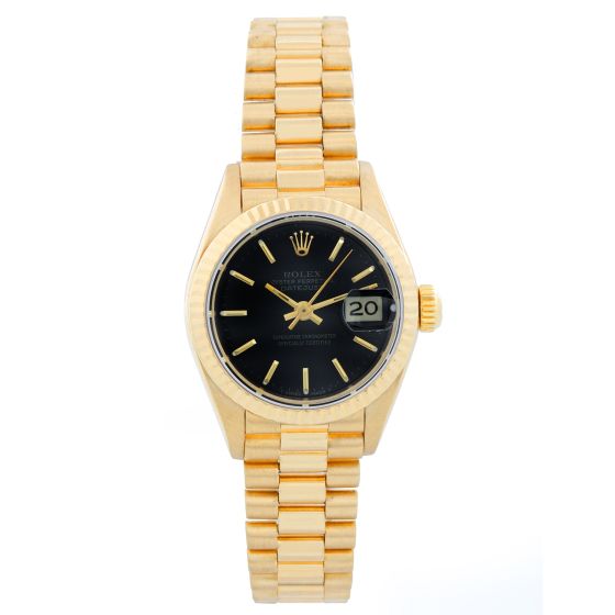 Rolex Ladies President 18K Yellow Gold 69178 Watch