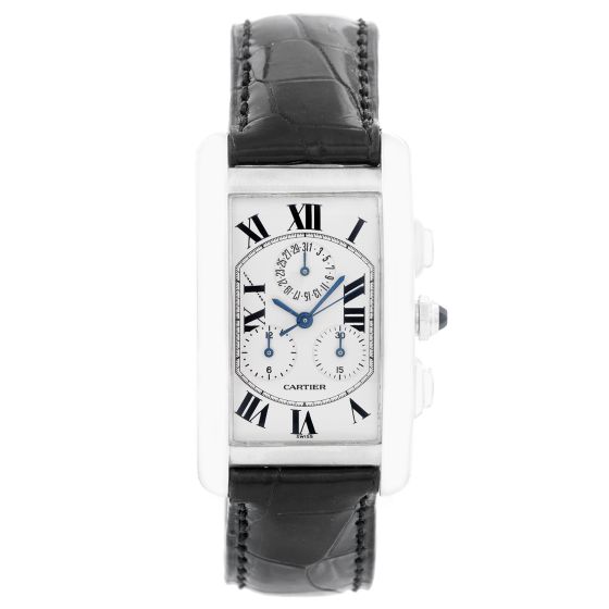 Cartier Tank Americaine (or American) Chronograph Men's Watch W2603356 2312