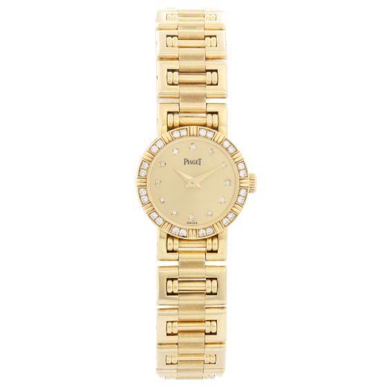 Piaget Ladies Yellow Gold Diamond Watch