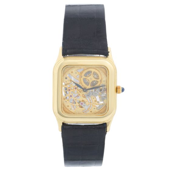 Very Rare Audemars Piguet 18K Yellow gold Openworked Watch Ref 4386