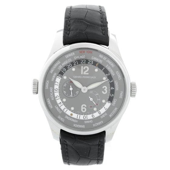 Girard-Perregaux World Time Stainless Steel Men's Watch Ref 49851