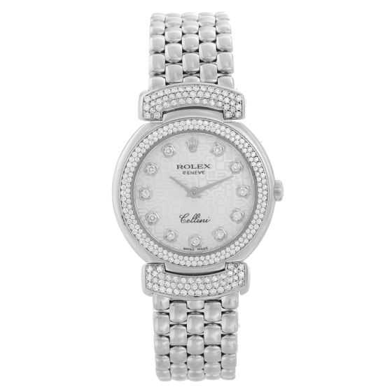 Rolex Cellini Cellissima  Ladies Diamond Watch 6673/9