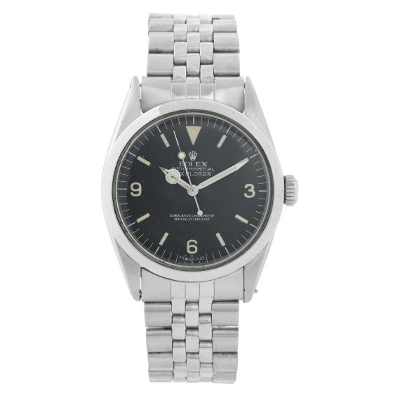 Vintage Rolex Explorer Men's Steel Watch 1016