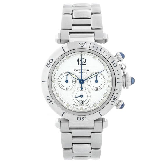 Cartier Pasha Stainless Steel Automatic Chronograph Watch W3103055 2113