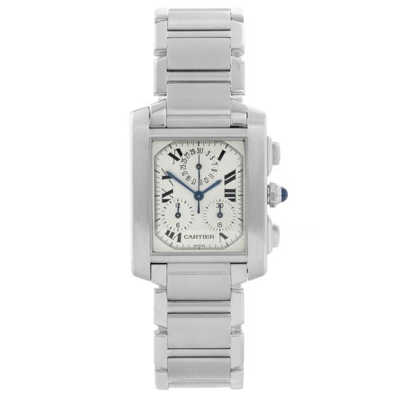 Cartier Tank Francaise Chronograph Men's Watch W51001Q3 2303