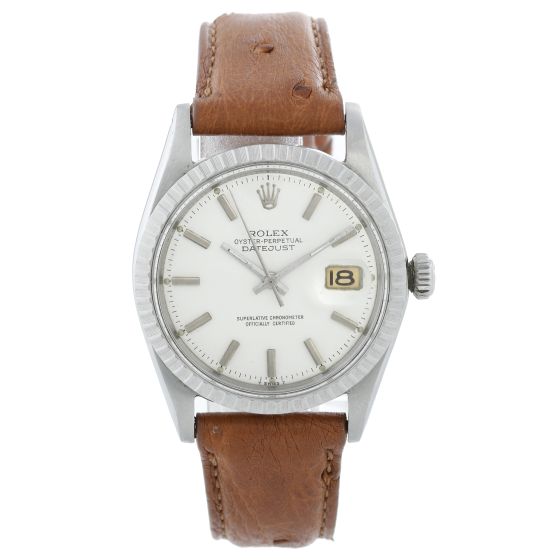 Rolex Datejust Men's Stainless Steel Watch 1601 on Strap