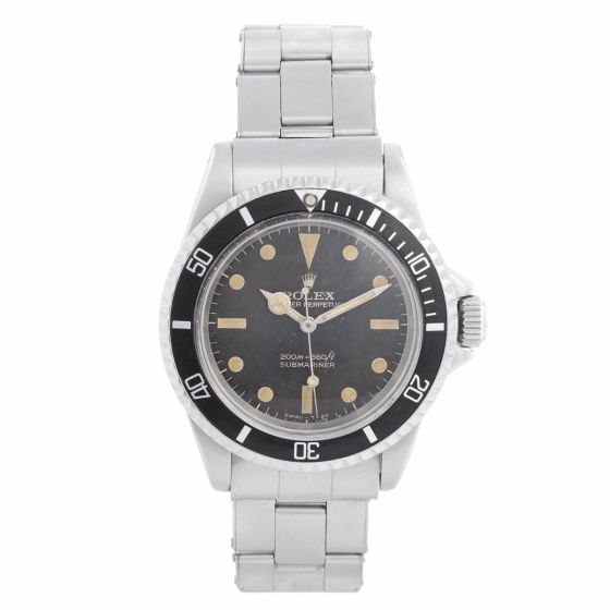 Rolex Submariner Men's Vintage Stainless Steel Watch 5513 Bart Simpson dial