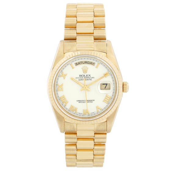 Rolex President Men's Watch Cream Dial 18238