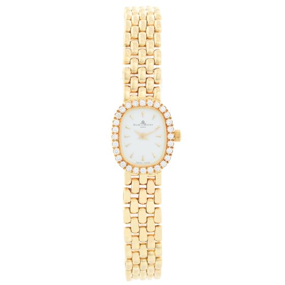 Baume & Mercier 18K Yellow Gold Diamond Watch