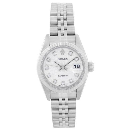 Rolex Ladies Datejust Stainless Steel Watch 79174