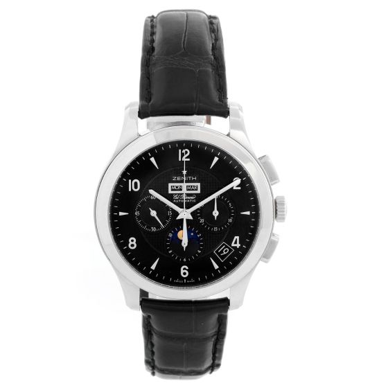 Zenith Class T Moonphase Men's Stainless Steel Watch 03.0510.4100