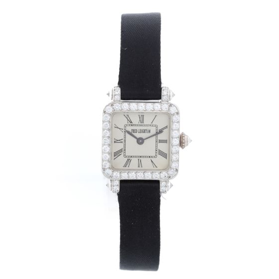 Fred Leighton by Charles Oudin White Gold Diamond Watch
