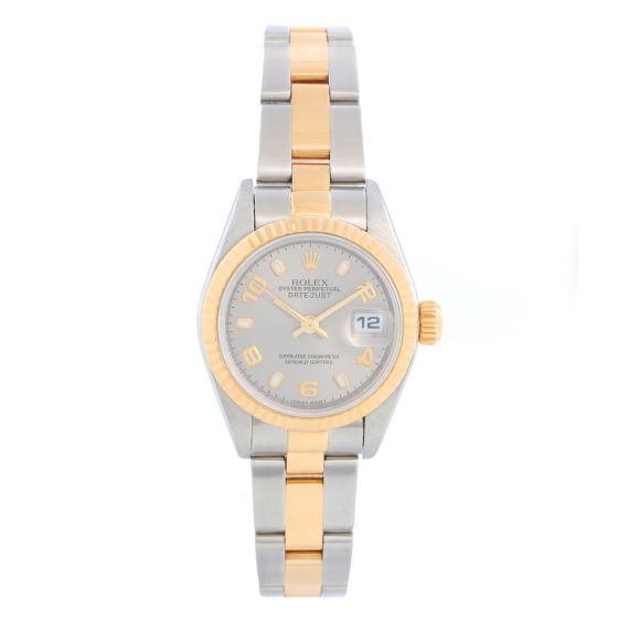 Ladies Rolex Datejust Stainless Steel & 18k Gold 2-Tone Watch 79173