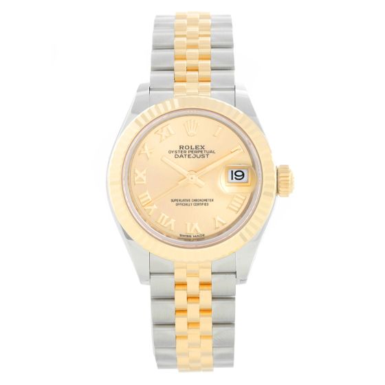 Ladies Rolex Datejust 28mm 18K Yellow Gold and Stainless Steel 279173