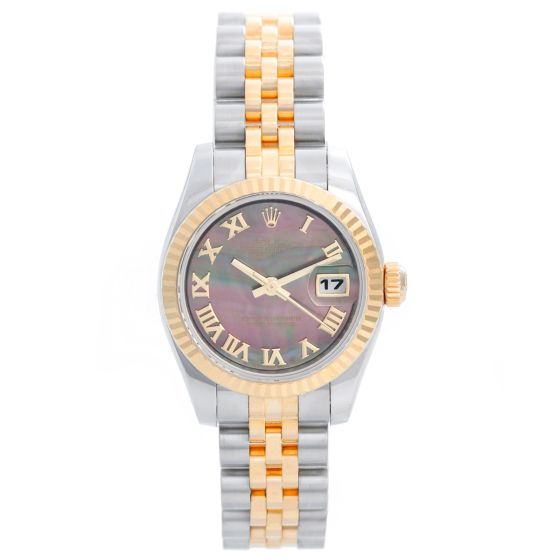 Rolex Ladies Datejust 2-tone Diamond Watch 179173