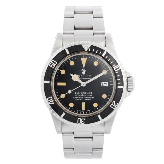 Rare Collectible Vintage Rolex Sea Dweller Men's Steel Watch 1665